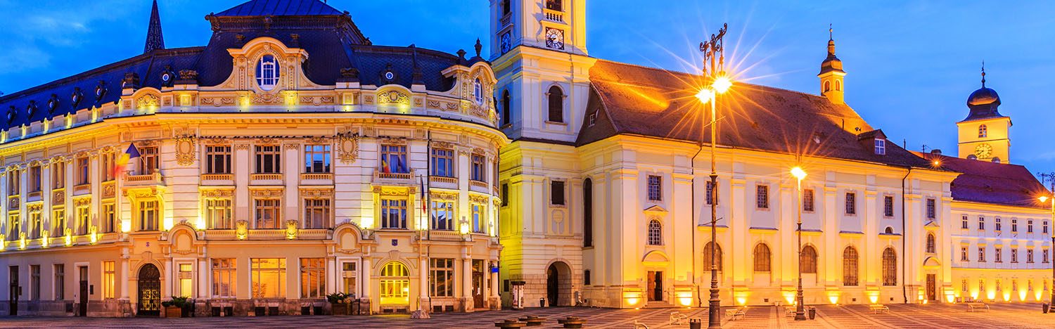 Evening in Sibiu, Romania : r/europe