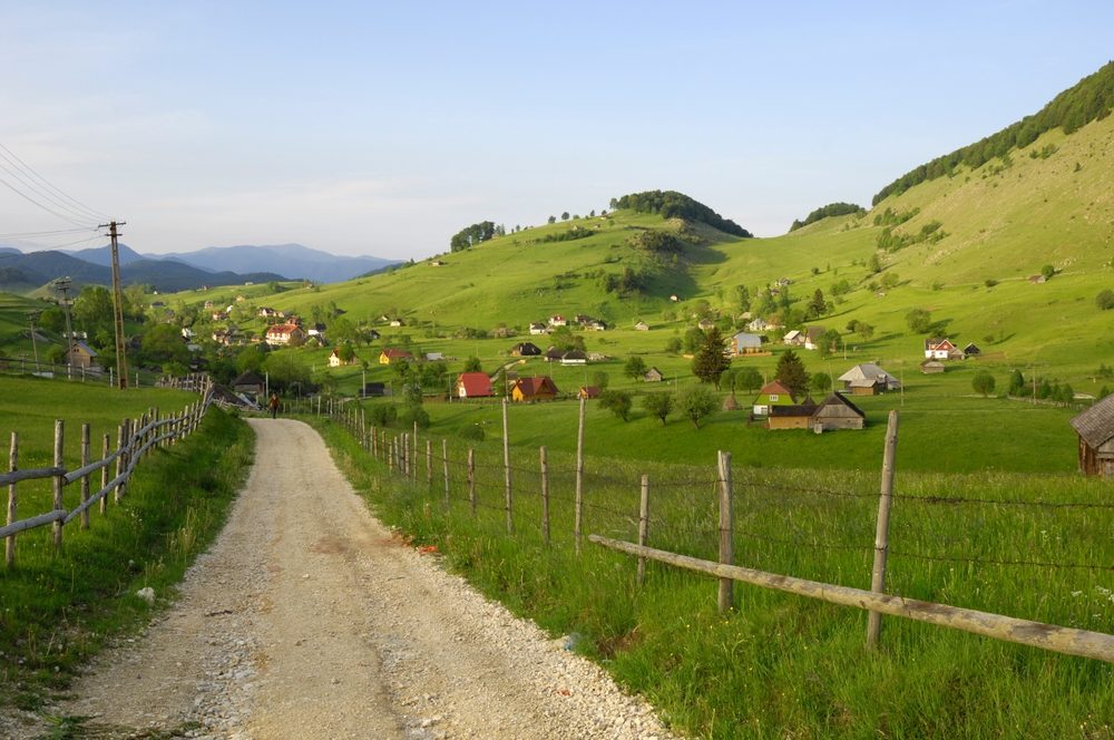 Das Transsilvanische Dorf Sirnea