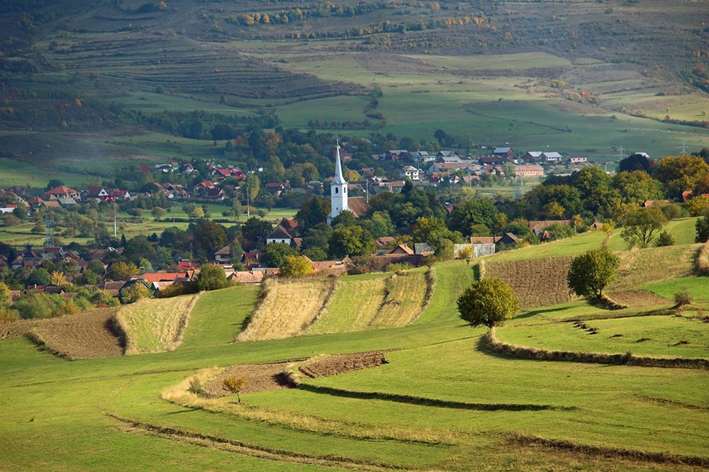 Einem Dorf in Siebenbürgen