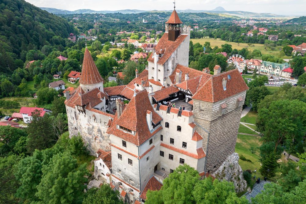 Bild des Schlosskomplexes Bran