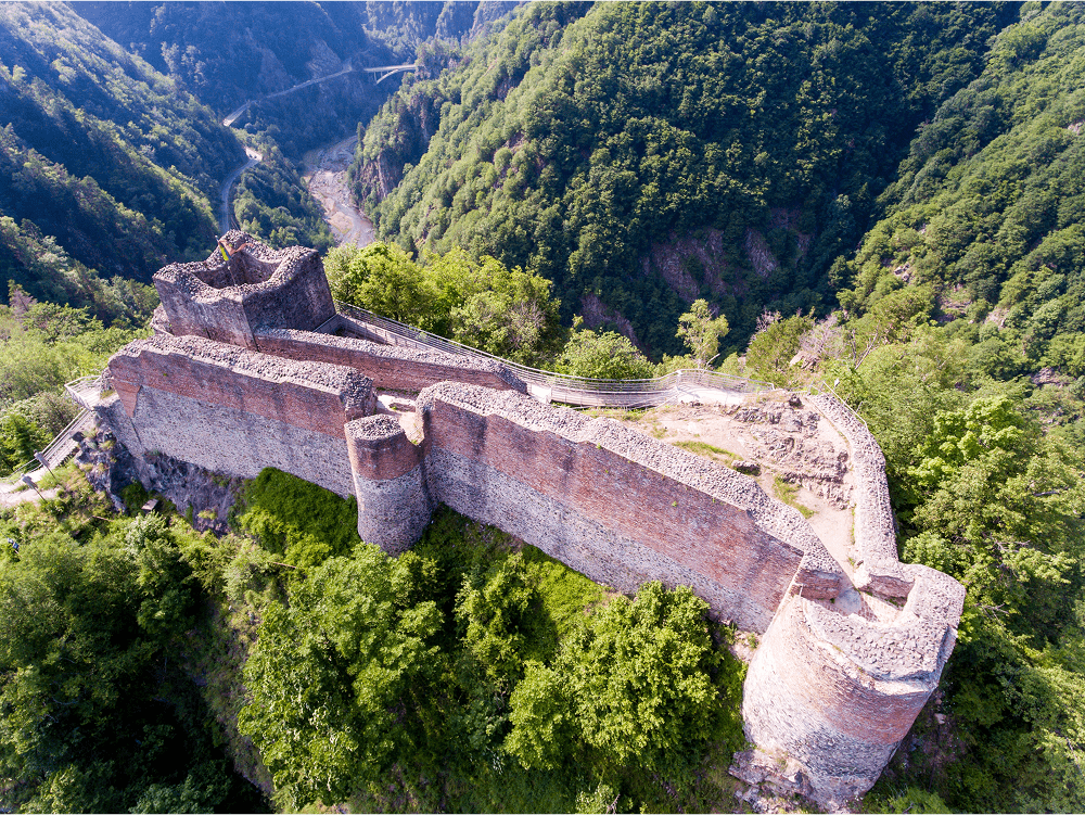 Die Festung Poenari, Argeș, Romania