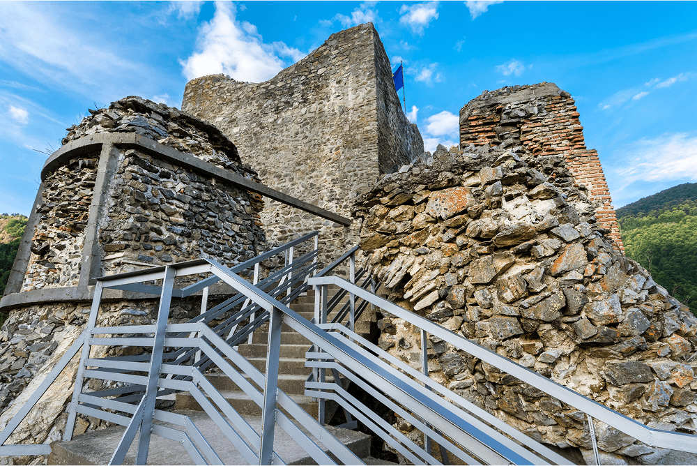 Festung Poenari, einst die Residenz von Vlad Tepes