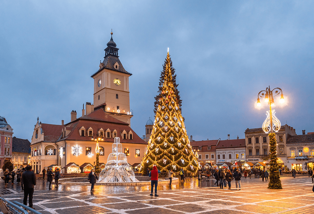 Christmas market in Brasov