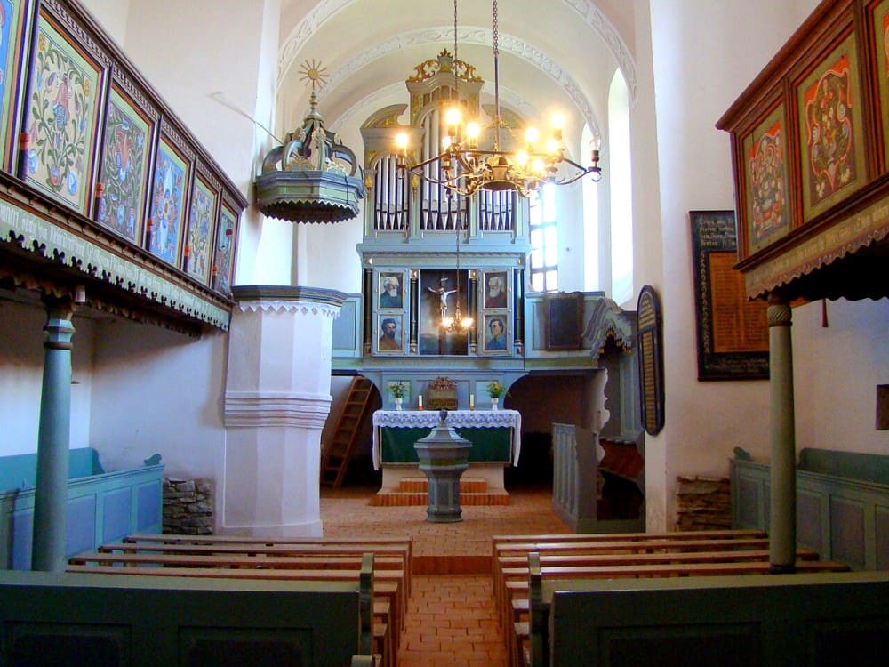 Biserica fortificată din Meșendorf - interior